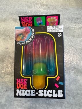 Nice-Sicle Rainbow Super Solid Squish Toy - Multicolor